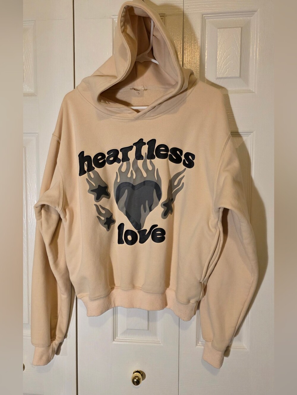 Broken Planet Heartless Love Hoodie Bone White Small